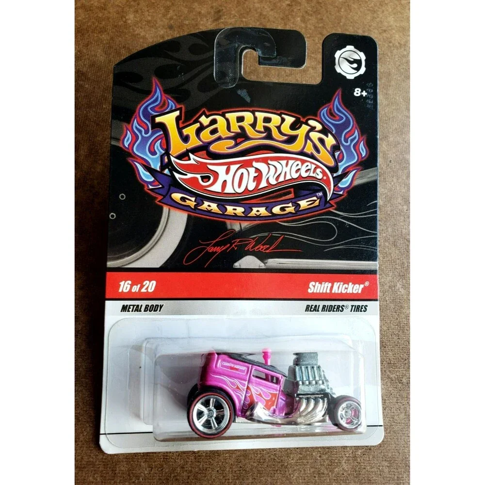 2009 Hot Wheels SHIFT KICKER Metallic Pink LARRY'S GARAGE #16/20 1:64 REDLINE RR